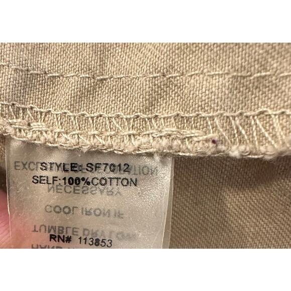 Market & Spruce Womens Small Hooded Barn Utility Jacket Beige Tan - Picture 4 of 8